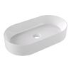 Alice Spy Раковина Oval 65x36хВ12, накладная, без отверстия под смеситель, белый глянцевый