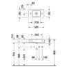 DURAVIT VERO AIR Раковина 500х250 мм., с 1 отверстием для смесителя справа, без перелива, цвет белый (СПЕЦЦЕНА)