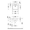 Duravit Vero Раковина  для мебели, без перелива, с 1 отв. под смес., 500x470мм, Цвет: Белый