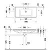 Duravit D-Neo Раковина накладная 1005х480  мм, с переливом, с 1 отв. под смеситель,  с WonderGliss, цвет: белый (СПЕЦЦЕНА)