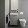 Laufen Kartell Раковина 460х280х120мм без перелива, с 1 отв. под смес, полочка слева, цвет: белый
