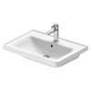 Duravit D-Neo Раковина накладная 650х480  мм, с переливом, с 1 отв., цвет: белый (со склада только с базой DE425401818)