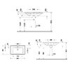 Duravit D-Neo Раковина накладная 800х480  мм, с переливом, без отв. под смеситель, цвет: белый