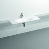 KERASAN SHAPE Раковина керамическая 1220х520 мм., встраиваемая, с 1 отверстием для смесителя, цвет белый глянцевый