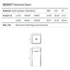 DEA DESIGN Washbasins Раковина напольная 45x45xh90 см, материал: Solid Surface искуственный камень, цвет: White №18