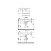Duravit D-Code Раковина  с перел., с 1 отв. под смес., 550x430мм, Цвет: Белый