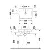 Duravit #1 Раковина для мебели 60*46см,с 1отв для смесителя, цвет белый глянец