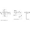Laufen VAL Раковина-мини  полка справа 550x315x115 мм с 1 отв. под смеситель, подрезаемая до 430 мм,,  цвет: белый (без полотенцедержателя!)