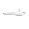 Laufen Alessi One Раковина 1200х500х165мм с 1 отв. под смесит, полка слева, с покр. LLC, цвет: белый (со склада продаем с базой 4.3043.1.097.)