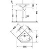 Duravit 1930 Раковина угловая с перел. и 1отв. под смес., 59х45х Н: 19.5см, Цвет: Белый (СПЕЦЦЕНА со склада поставщика!)