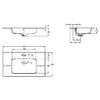 Roca THE GAP UNIK Раковина мебельная 805х460х160 мм, белый (73279A4000)