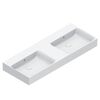 Catalano PREMIUM Раковина 120x47 двойная, без отв. под смеситель, покрытие Cataglaze+, цвет белый глянцевый