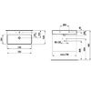 Laufen VAL Раковина 750х420х115мм с 1 отв. под смеситель, цвет: белый