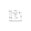 Duravit D-Code Полупьедестал включая крепление для # 070545, 215x225мм, Цвет: Белый