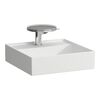 Kartell by laufen мини-раковина со скрытым сливом 460x460x120 мм, отверстие для смесителя, без отверстия перелива, цвет белый матовый