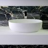 KNIEF Prime Раковина накладная  53х35х15 cm, без отв под смеситель , цвет белый матовый (СПЕЦЦЕНА со склада!)