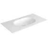 SIMAS WAVE Раковина на столешницу  100x50xh14,5 см, с 1 отв под смеситель,цвет BIANCO MATT