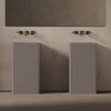DEA DESIGN Pedestal Basin Раковина напольная 450х450хh900 мм, цвет grey brown