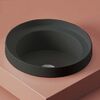 Artceram FUORI SCALA Раковина встраиваемая, d40см, без отв под смеситель, без перелива, цвет: черный матовый