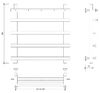 Полотенцесушитель водяной Secado Понтида 1 К 60x40x50 белый матовый