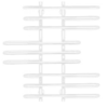 Полотенцесушитель водяной Secado Венеция 6 80x20x70 белый матовый