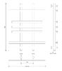 Полотенцесушитель водяной Secado Понтида 2 80x20x70 белый матовый