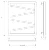 Полотенцесушитель водяной Secado Мирано 80x50 белый матовый