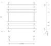 Полотенцесушитель водяной Secado Понтида плюс 60x50x60 белый матовый