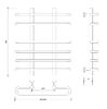 Полотенцесушитель водяной Secado Венеция 5 60x20x50 белый матовый