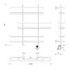 Полотенцесушитель электрический Secado Венеция 6 60x20x70 белый матовый