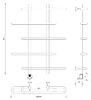 Полотенцесушитель электрический Secado Венеция 4 80x20x70 белый матовый