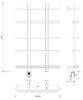 Полотенцесушитель электрический Secado Венеция 1 80x20x60 белый матовый