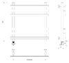 Полотенцесушитель электрический Secado Понтида Плюс 60x60x70 белый матовый