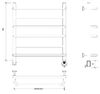 Полотенцесушитель электрический Secado Модена 2 60x60 белый матовый
