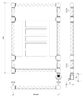 Полотенцесушитель электрический латунный Secado Фалерони 3 Trenza 50x80 бронза