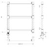 Полотенцесушитель электрический латунный Secado Фалерони 1 Trenza 60x60 бронза