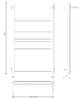 Полотенцесушитель водяной Secado Комано 1 СП 100x50 хром