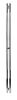 Дизайн-радиатор электрический Secado Бергамо 2К 1800x70 хром