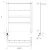 Полотенцесушитель электрический Secado Корсико 1 КСП 60x50 хром