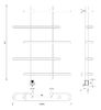 Полотенцесушитель электрический Secado Венеция 4 80x20x70 хром