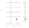 Полотенцесушитель электрический Secado Венеция 1 60x20x60 хром