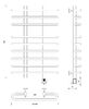 Полотенцесушитель электрический Secado Венеция 5 80x20x60 хром