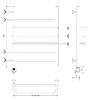 Полотенцесушитель электрический Secado Триест 80x50 хром