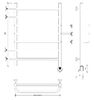Полотенцесушитель электрический Secado Триест 80x60 хром
