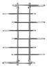 Полотенцесушитель электрический Secado Венеция 4 120x20x80 хром