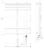 Полотенцесушитель электрический Secado Понтида 3 80x20x50 хром