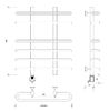 Полотенцесушитель электрический Secado Венеция 5 60x20x50 хром