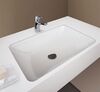 LAUFEN Pro Раковина встраиваемая 49х36х17 см, без отв под смес.щелевой перелив, необработанный нижний край, цвет белый