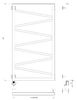 Полотенцесушитель электрический Secado Мирано 120x60 черный матовый