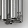 Отопительный радиатор Сунержа ДР ЭСТЕТ-00 н/ж EU50 1800х405 / 9 сек (Сатин) 071-0322-1809